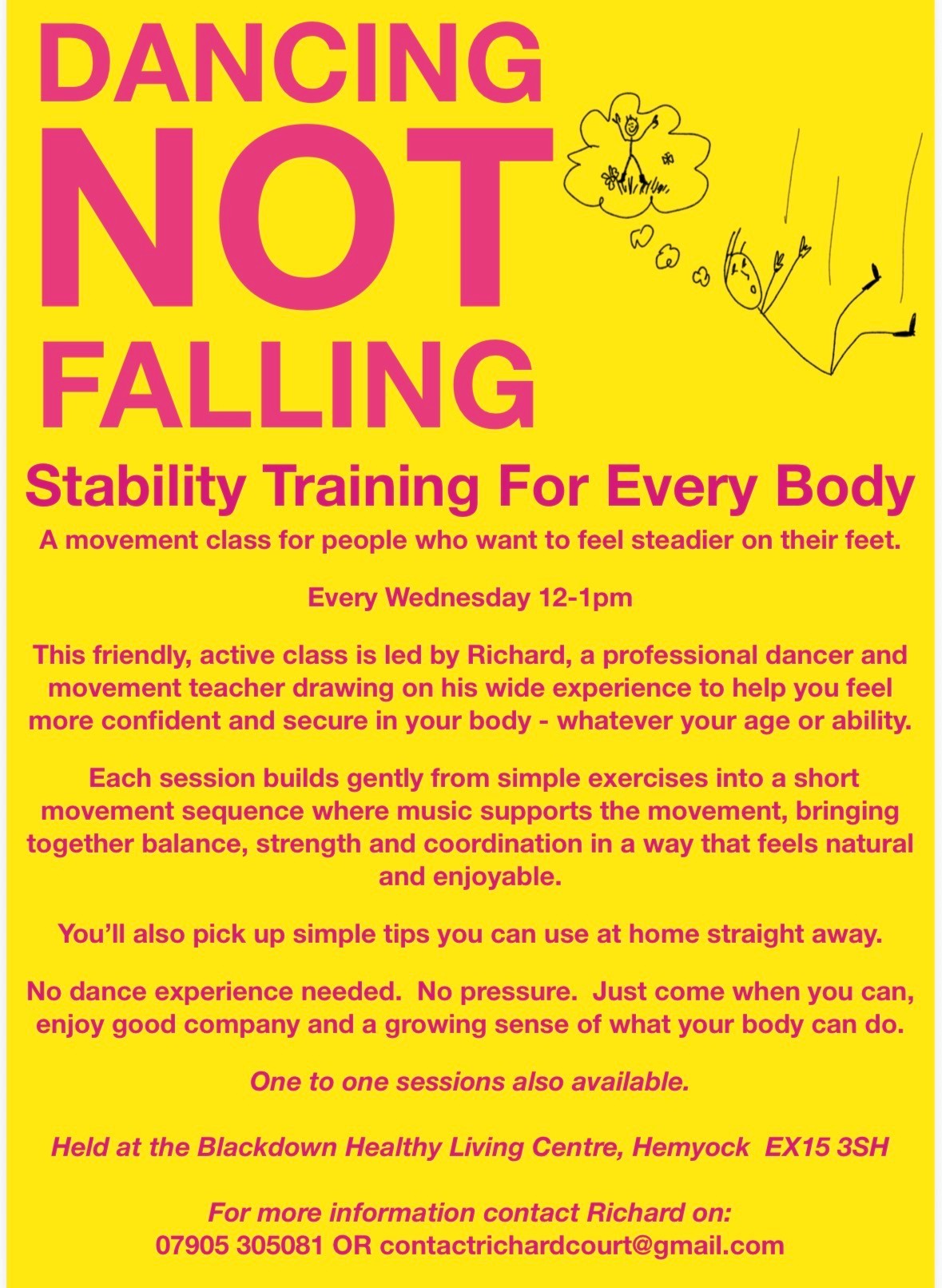 Dancing Not Falling with Richard